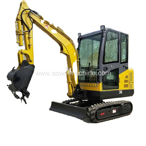 High Performance Hydraulic Engine 2.5 ton Mini Excavators Small Diggers For Sale